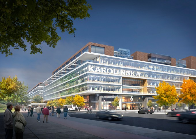 Illustration of Nya Karolinska