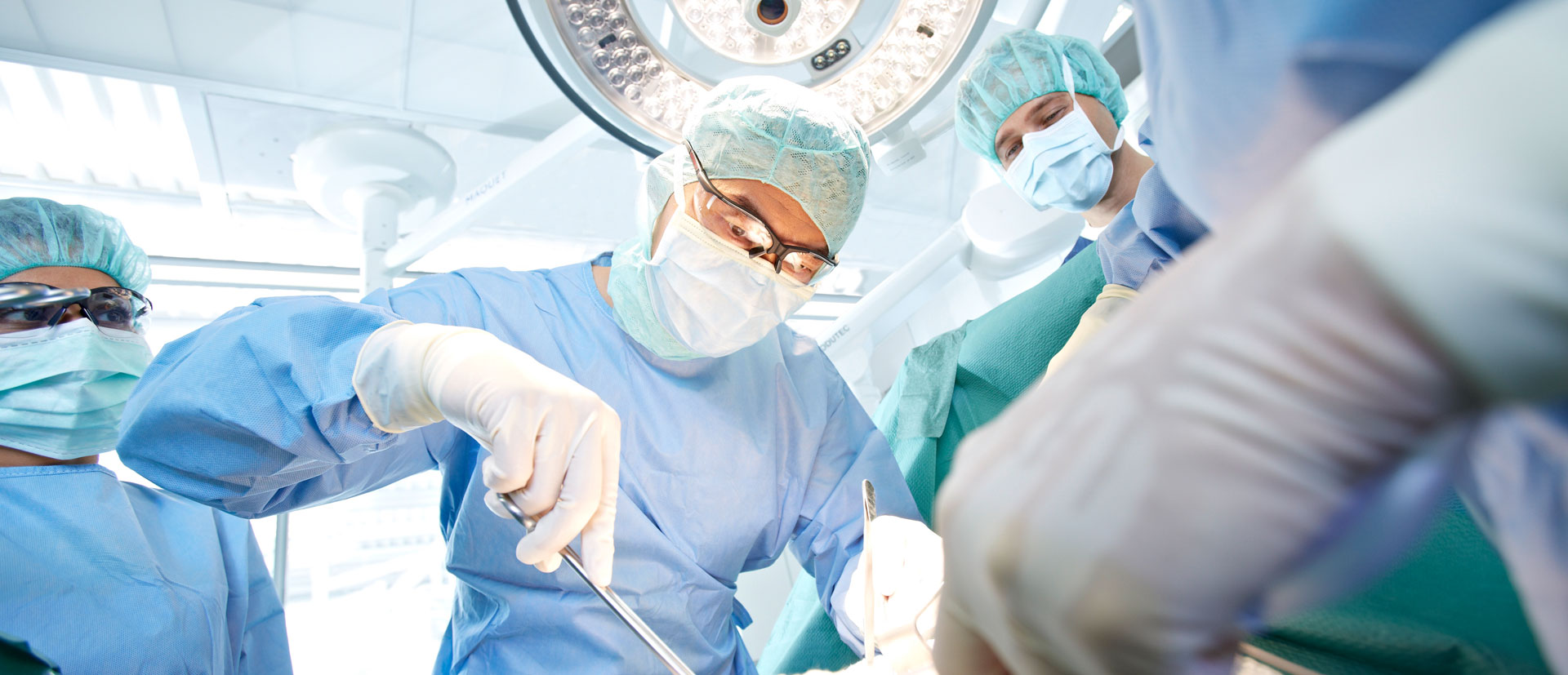 A medical team in operation